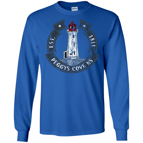 Peggys Cove Souvenirs LS Ultra Cotton T-Shirt, T-Shirts - Peggys Cove Lighthouse Nova Scotia