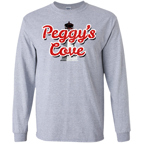 Peggys Cove Souvenirs LS Ultra Cotton T-Shirt, T-Shirts - Peggys Cove Lighthouse Nova Scotia