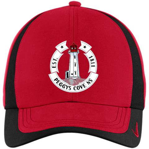 Peggys' Cove Souvenirs Nike Colorblock Cap, Hats - Peggys Cove Lighthouse Nova Scotia