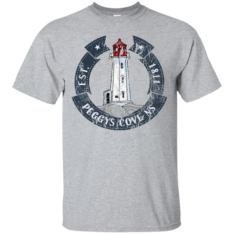 Peggy's Cove Souvenirs Ultra Cotton T-Shirt, T-Shirts - Peggys Cove Lighthouse Nova Scotia