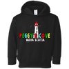 Peggys Cove Toddler Fleece Hoodie, Sweatshirts - Peggys Cove Lighthouse Nova Scotia