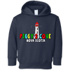 Peggys Cove Toddler Fleece Hoodie, Sweatshirts - Peggys Cove Lighthouse Nova Scotia