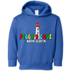 Peggys Cove Toddler Fleece Hoodie, Sweatshirts - Peggys Cove Lighthouse Nova Scotia