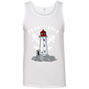 Peggys Cove Women's 100% Ringspun Cotton Tank Top, T-Shirts - Peggys Cove Lighthouse Nova Scotia