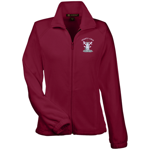 Peggys Cove Women's Fleece Jacket, Jackets - Peggys Cove Lighthouse Nova Scotia