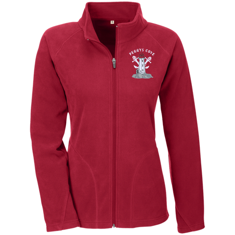 Peggys Cove Women's Microfleece Jacket, Jackets - Peggys Cove Lighthouse Nova Scotia