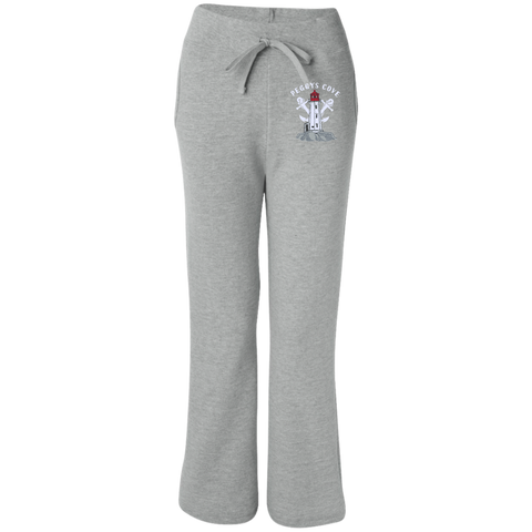 Peggys Cove Women's Open Bottom Sweatpants with Pockets, Pants - Peggys Cove Lighthouse Nova Scotia