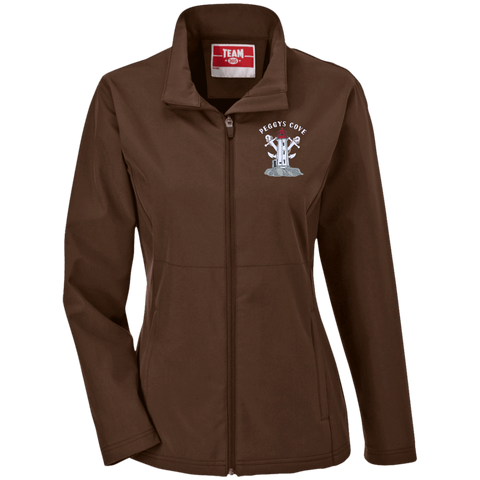 Peggys Cove womens Soft Shell Jacket, Jackets - Peggys Cove Lighthouse Nova Scotia